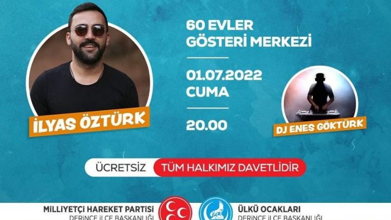 Ülkücülerden Derince'de Gençlik Festivali