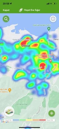 Kocaeli’de koronavirüs haritası yeniden kırmızıya döndü