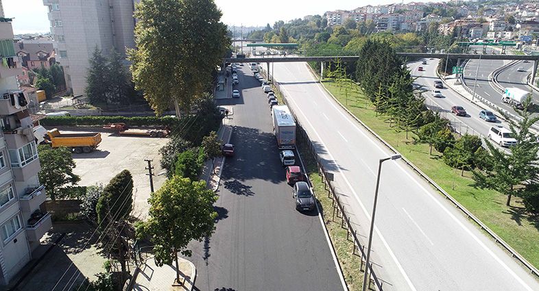 İzmit Kuruçeşme yolları yenileniyor