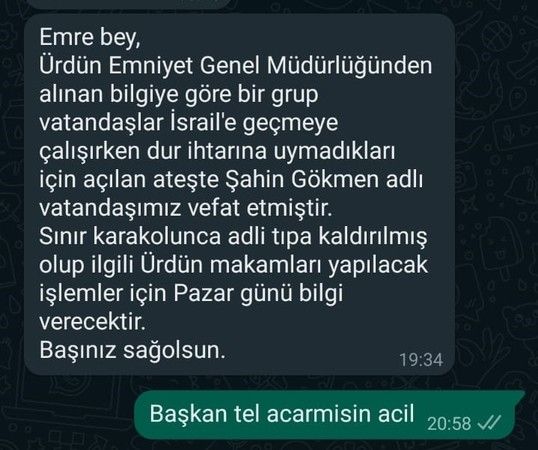 Ürdün'de öldürülen Türk vatandaşının oğlu: 