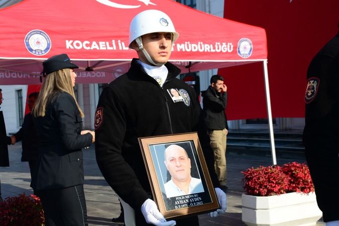 Kalbine yenik düşen polis memuru, son yolculuğuna uğurlandı