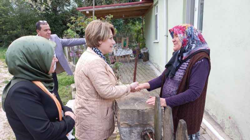 Yasemin Özdemir’e Gebze’nin köylerinde sıcak ilgi