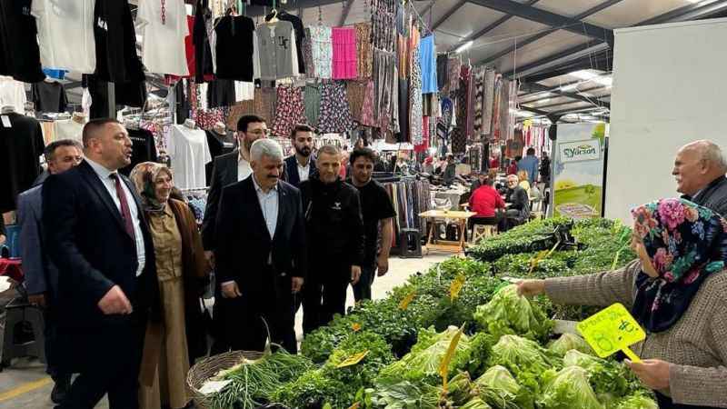 Hülagü esnaf ziyaretlerine devam ediyor