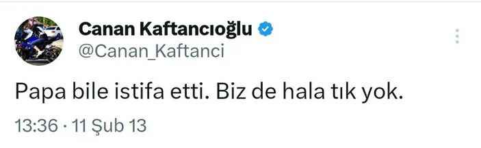 Canan Kaftancıoğlu'nun istifa paylaşımı yeniden gündemde