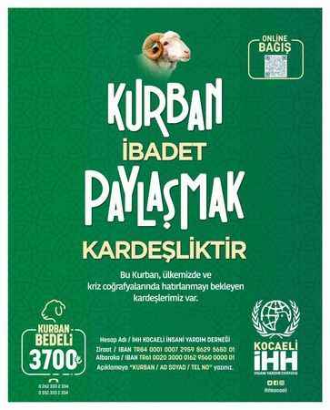 İHH’dan kurban bağışı hedefi