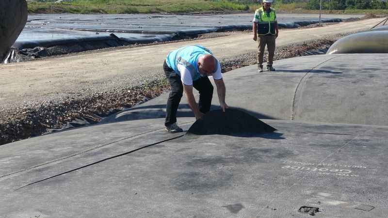  İzmit Körfezi'ni akvaryuma dönüştürecek dev projede ilk 20 geotekstil tüp hazır