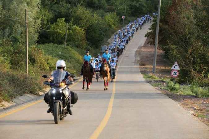 3. Kocaeli Turizm ve Bisiklet Festivali renkli görüntülerle başladı