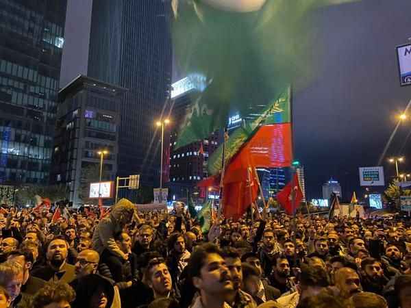 İsrail Başkonsolosluğu önünde protesto