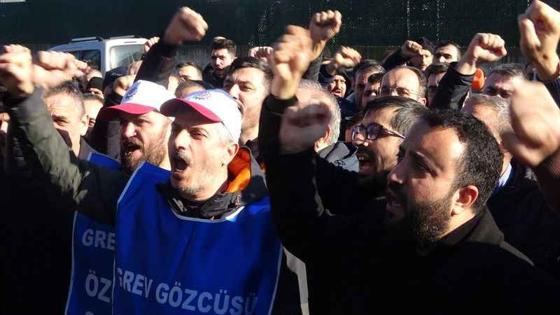 'Kışlık kıyafet isteyen işçilerin yemekleri kesildi, servisleri iptal edildi' iddiası