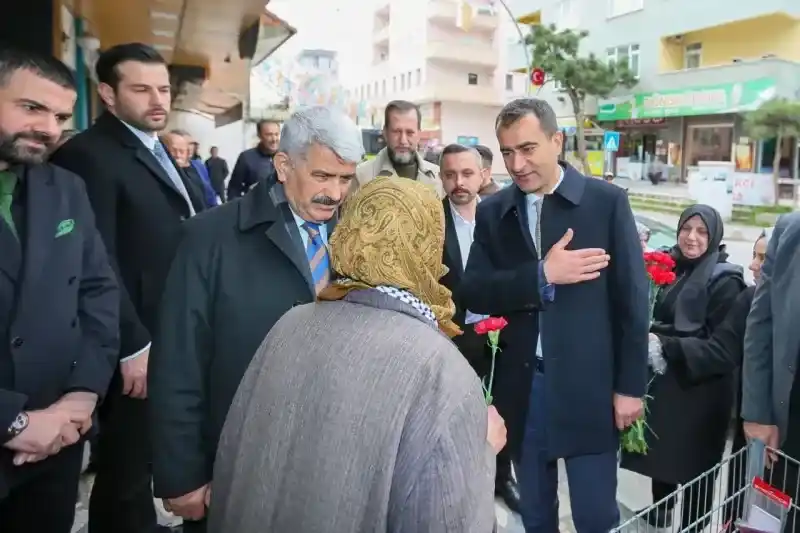 Hülagü ve Şirin’den esnaf ziyaretleri