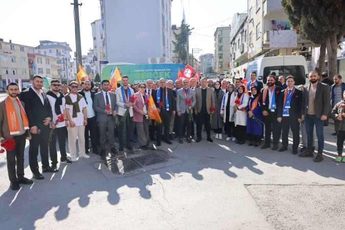 Cumhur İttifakı, Çayırovalılara karanfil dağıttı