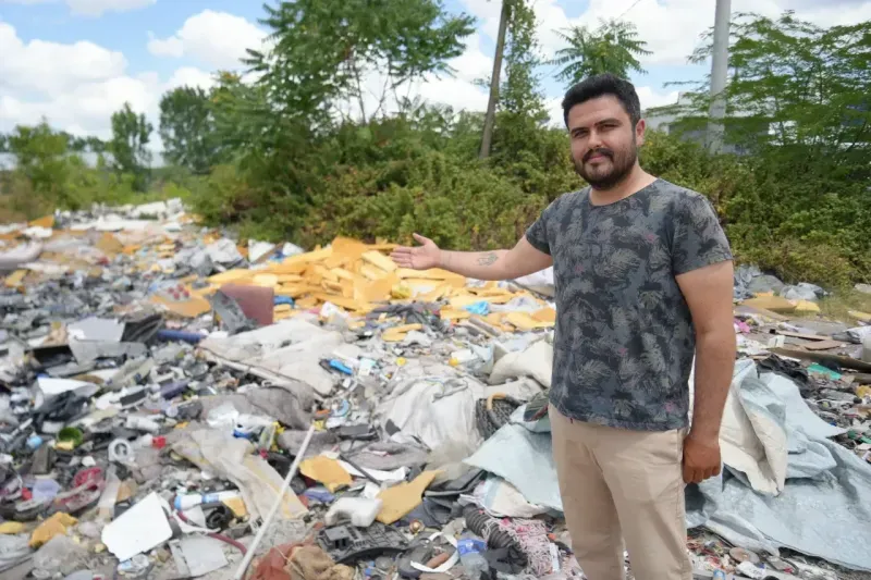 Şehrin göbeğinde 'utandıran' görüntü